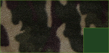 KocoKookie Dog Coat - Green Camoflage - Green Lining