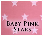 KocoKookie Classic Bandanas - Baby Pink Stars