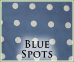 KocoKookie Classic Bandanas - Dusty  Blue Spots