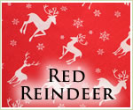 KocoKookie Christmas Bandanas - Red Reindeer