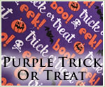 KocoKookie Halloween Bandanas - Purple Trick Or Treat