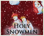 KocoKookie Christmas Bandanas - Holy Snowmen
