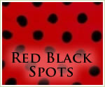 KocoKookie Classic Bandanas - Red And Black Spots