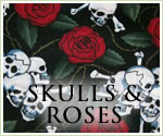 KocoKookie Classic Bandanas - Skulls Roses