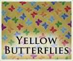 KocoKookie Funky Bandanas - Yellow Butterflies