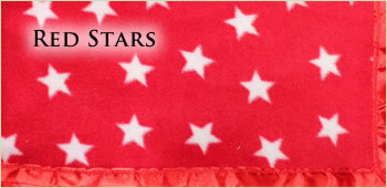 KocoKookie Pet Blankets - Red Stars