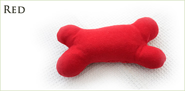 KocoKookie Dog Toys - Squeaky Bones Small - Red