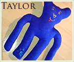 KocoKookie Dog Toys - Funky Friends - Taylor Long Arm - Blue
