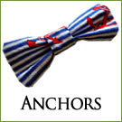 KocoKookie Bow Tie - Anchors