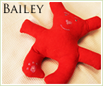 KocoKookie Dog Toys - Funky Friends - Bailey - Red